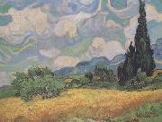 Vincent Van Gogh Wheat Field with Cypresses at the Haute Galline near Eygalieres (nn04) France oil painting artist
